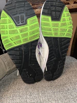 READ Asics GelSaga White/Purple 1193A071 Running Shoes Sneakers Men's 12 - Thumbnail 7