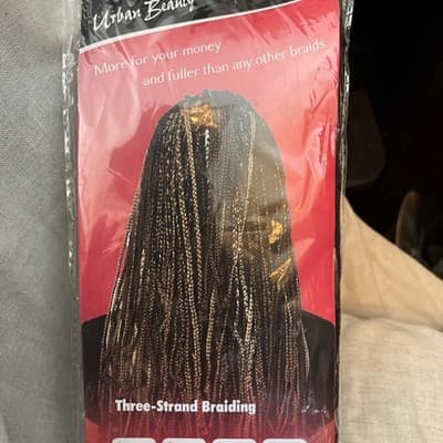 Urban Beauty Super Silly Jumbo Braid Color 2 Antibacterial Braid Hair Extension - Thumbnail 5