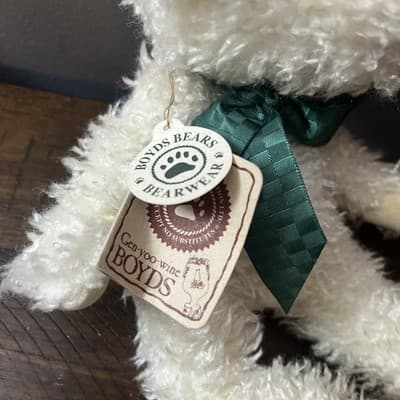 Boyd's Bears TJ Best Dressed Lotsaluck Shamrock 10" Teddy Bear style # 917370 - Thumbnail 2