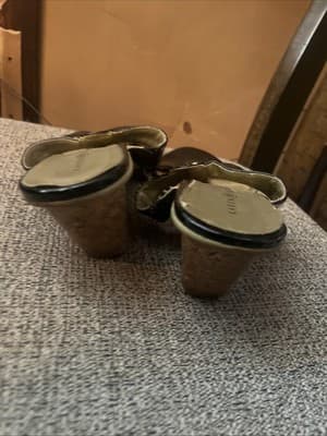 Women’s Karen Scott Gold Chain Hardware Cork Sandals Size 9M - Thumbnail 4