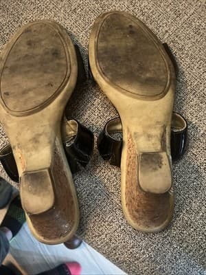 Women’s Karen Scott Gold Chain Hardware Cork Sandals Size 9M - Thumbnail 7