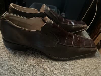 Stacy Adams Genuine Leather Men's Shoes Size 13 - Thumbnail 2
