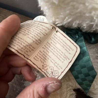 Boyd's Bears TJ Best Dressed Lotsaluck Shamrock 10" Teddy Bear style # 917370 - Thumbnail 4