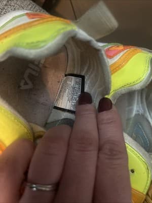 Fila Disruptor II Translucent Womens Size 10 Retro Orange Green Sneakers Shoes - Thumbnail 6