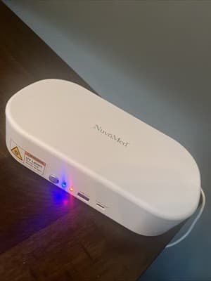 NuvoMed Portable UV Sterilizer for Mobile Phones, Etc + 2x Mobile Charging Ports - Image 1