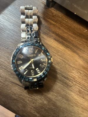 Gruen Two Toned Quartz Women’s Watch Black Face SR626SW Needs Battery - Thumbnail 2