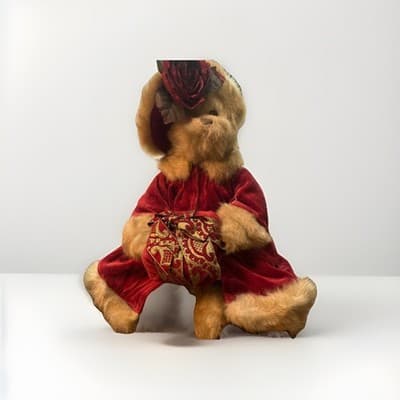 Bearington Bear Collection : 11" Sitting Christmas Virginia : Limited Edition - Image 1