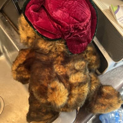 Dan Dee Collectors Choice Christmas Bear with Stand - Thumbnail 3