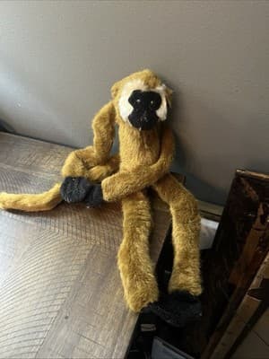 Vintage Fiesta Long Legged And Armed 24" Spider Monkey Brown White And Black - Image 1