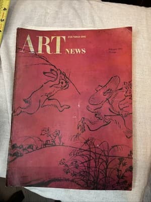 Art News February 1953- Vintage Art Magazine - Image 1