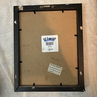 8 X 10 Gold Framed Metal Decor All Things Are Possible With Coffee And Mascara - Thumbnail 3