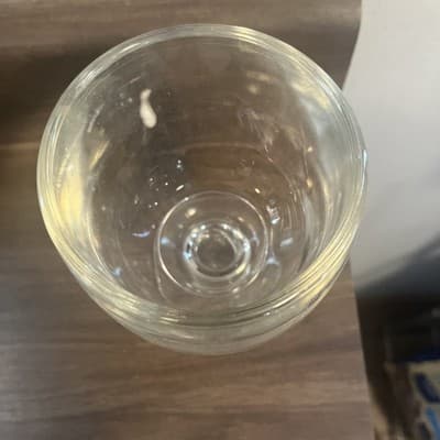 Marimekko Syksy glass goblet. 3.5 × 6.5' Heavy! - Thumbnail 2