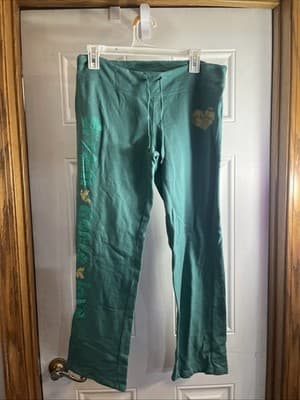 dream out loud selena gomez Green Women’s XL Sweatpants - Image 1