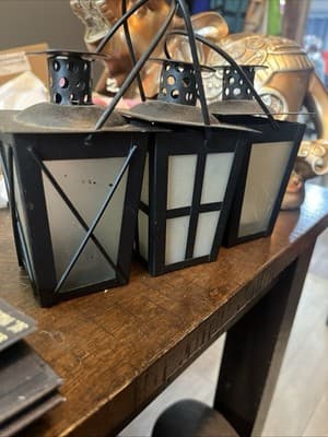Everlasting Glow Set Of 3 Indoor/Outdoor Decorative Lanterns (Read Description) - Image 1