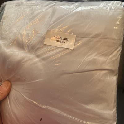 Mainstays Queen Bag With Comforter 100% Polyester And Sheets Gray PatternStriped - Thumbnail 4