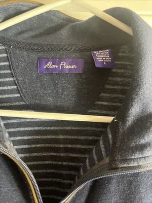 NWOT ALAN FLUSSER FULL ZIP VEST SOFTSHELL JACKET BLUE LARGE - Thumbnail 2