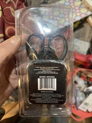 DURACELL Stereo Headset with Mic-Black GDU9540 NEW - Thumbnail 2