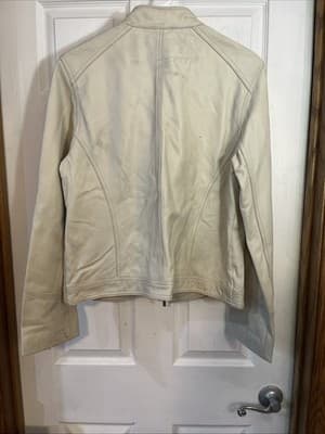 Vintage Lambskin Jacket Moto Style By Attention Women's Size 12 - Thumbnail 2