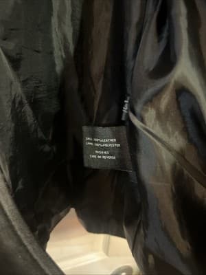 Womens Colebrook Large Black Leather Jacket 16844R - Thumbnail 4