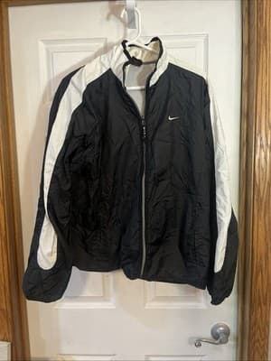 Vintage Nike Windbreaker Black Large Men’s - Image 1