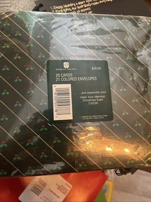 American Greeting Christmas & Any Other Offcasjib 20 Cards /21 Envelope - Thumbnail 2
