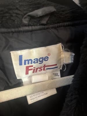 Image First Women’s 3XL NYLON puffer Winter Jacket With Hood Zip Up Black - Thumbnail 2