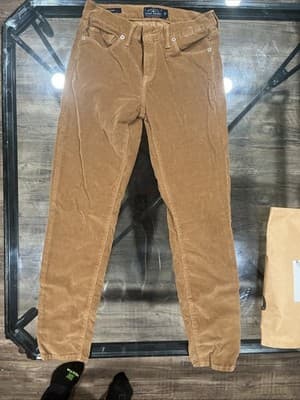 Lucky Brand Sofia Skinny Jeans Brown Corduroy Size 6 - Thumbnail 3
