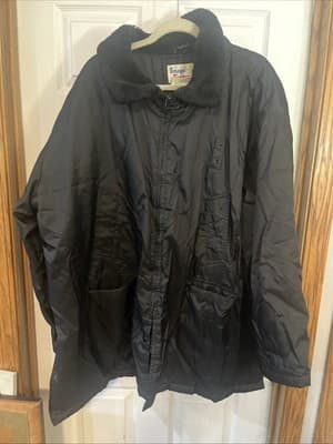 Image First Women’s 3XL NYLON puffer Winter Jacket With Hood Zip Up Black - Image 1