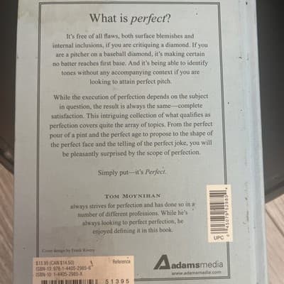 Perfect Book By Tom Moynihan - Thumbnail 2