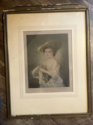 London Published In 1913 Printed By G.Hart Vintage On Canvas Framed Original - Thumbnail 2