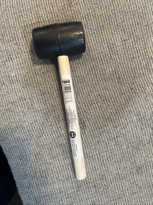 Rubber Mallet Hammer With Wooden Handle-Estate Find - Image 1