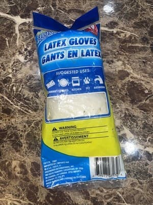 2x Scrub Buddies Nitrile Cleaning Gloves - pack of 10 One Size Multipurpose - Thumbnail 2