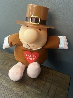 Ziggy & Friends Plush American Greeting Thanksgiving Pilgram "I Love Thee" 1991 - Image 1