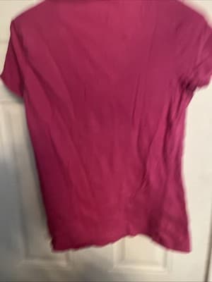 Small Vneck Pink Northface Women’s T Shirt - Thumbnail 3