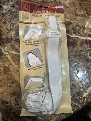 Sheet gripper, Mattress Straps, Sheet Holder Straps Elastic 4 Per Pack, - Image 1
