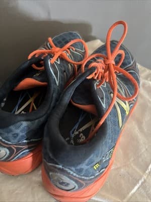 New Balance RC1400c2 Womens US SZ 9.5 B Grey/orange Running Sneakers Lightweight - Thumbnail 4