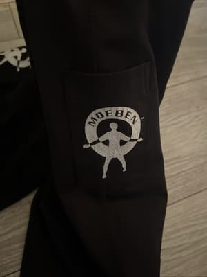 Moeben Black Women’s Leggings Calf Length With Pockets Size Medium - Thumbnail 2