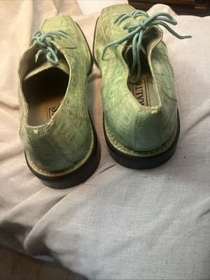 Miralto Men’s Size 12 Dress Shoes Studio Collection Light Green - Thumbnail 6