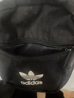 Adidas Originals Unisex Festival Crossbody Mini Cellphone Bag, Black/White - Thumbnail 4