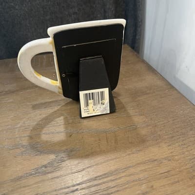 Coffee Cup Ceramic 2x3 Photo Frame With Flowers And Stand - Thumbnail 4