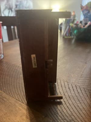 Vintage Dollhouse Miniature Piano Music Box Playing Fur Elise - Collectible Item - Thumbnail 4