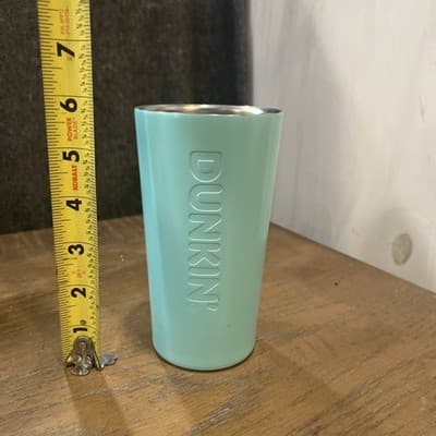 Turquoise Dunkin Donuts 28 Oz Tumbler Without Lid And straw - Thumbnail 5