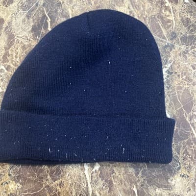 Vhtf 90S Old Nike White Tag Beanie Knit Hat Navy LTD Men Hat VHTF Accessory Ori - Thumbnail 2