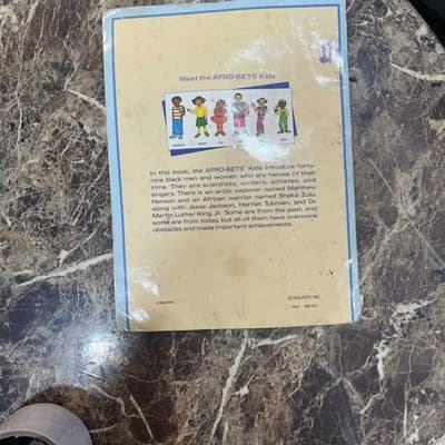 Vintage AFRO-BETS : Book of BLACK HEROES from A to Z (1992) Black History - Thumbnail 2