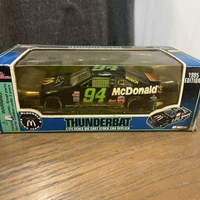 BILL ELLIOTT #94 McDonalds Ford Thunderbat 1995 1/24 Racing Champions New in Box - Image 1