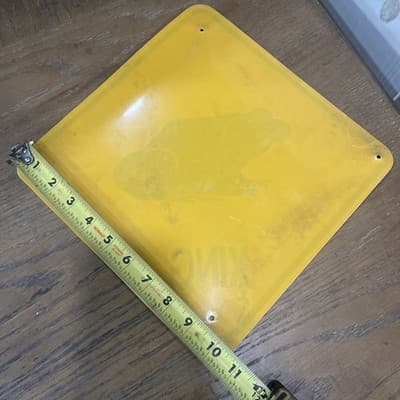 Frog Xing 12" Sign (9x9 SQ) Weatherproof PVC Fence Pond Barn Shed Bullfrog Cute - Thumbnail 4