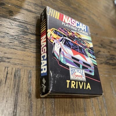 Vintage NASCAR Trivia Bicycle Sports Collection 1997 Winston Cup Playing Cards - Thumbnail 2