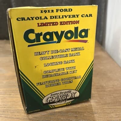Gearbox 1912 Ford Crayola Delivery Car Coin Bank Limited Edition - Thumbnail 5