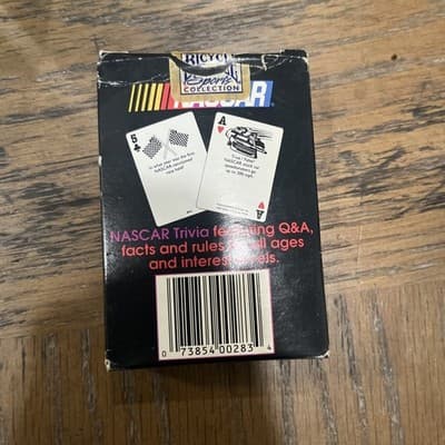 Vintage NASCAR Trivia Bicycle Sports Collection 1997 Winston Cup Playing Cards - Thumbnail 3