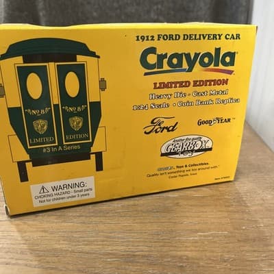 Gearbox 1912 Ford Crayola Delivery Car Coin Bank Limited Edition - Thumbnail 4